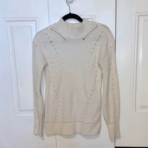 Abercrombie & Fitch Cream Turtleneck Sweater